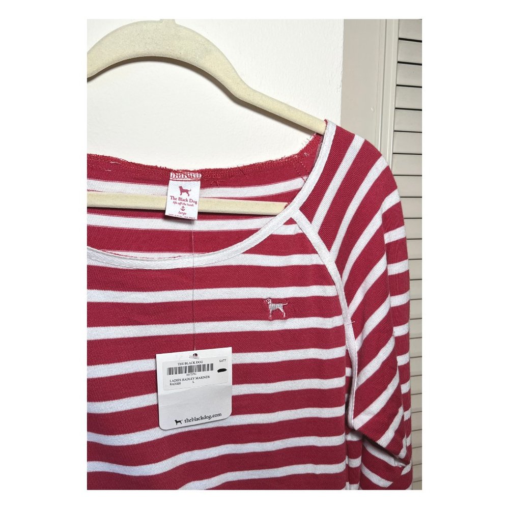 The Black Dog - Ladies Hadley Mariner Boatneck Shirt | NWT | Size Large